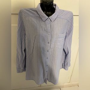 Striped blouse bottom up